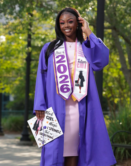 HIGH SCHOOL GLITZ AND GLAM TRIM STOLE