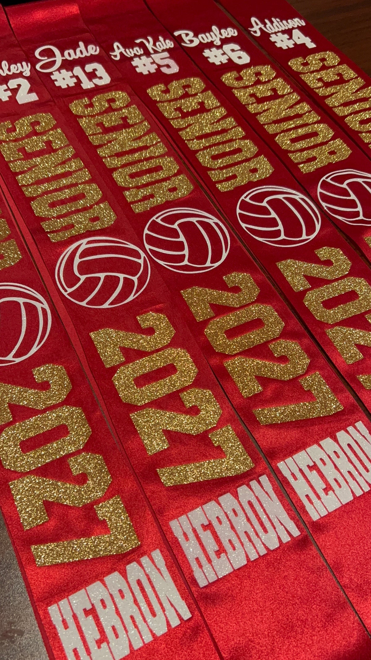 Senior Volleyball Sash – Class of 2027