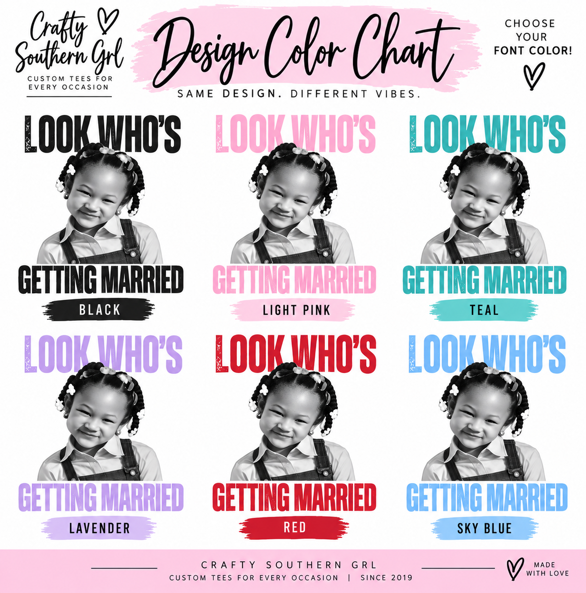 Look Who’s Getting Married Custom Photo Tee | Personalized Bride Childhood Photo Shirt
