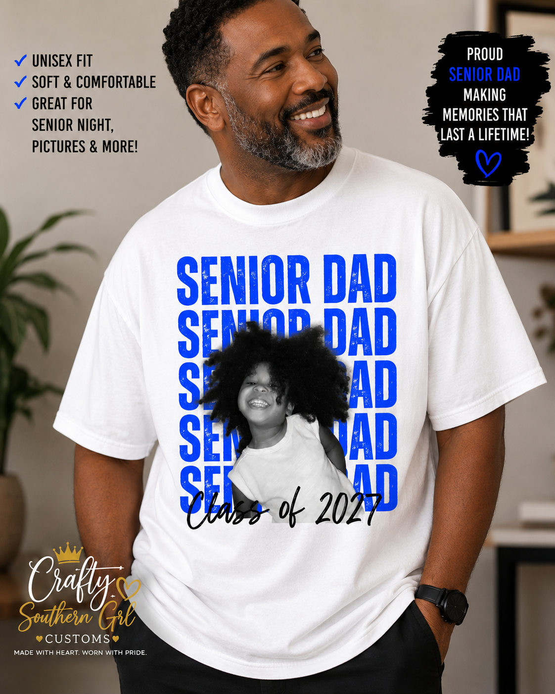 Senior Dad Baby Photo Tee