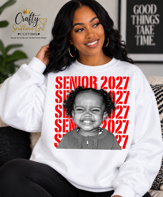 Senior Baby Photo Crewneck Sweatshirt